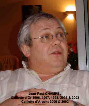 Jean-Paul CHAMPEL Caillette d'Or à Vie